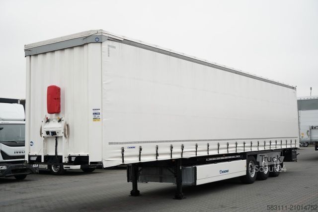 Otvorena poluprikolica sa ceradom KRONE FIRANKA / 2024 ROK / KOSZ NA PALETY / 2 OSIE POD