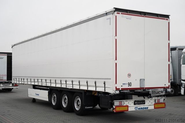 Otvorena poluprikolica sa ceradom KRONE FIRANKA / 2024 ROK / KOSZ NA PALETY / 2 OSIE POD