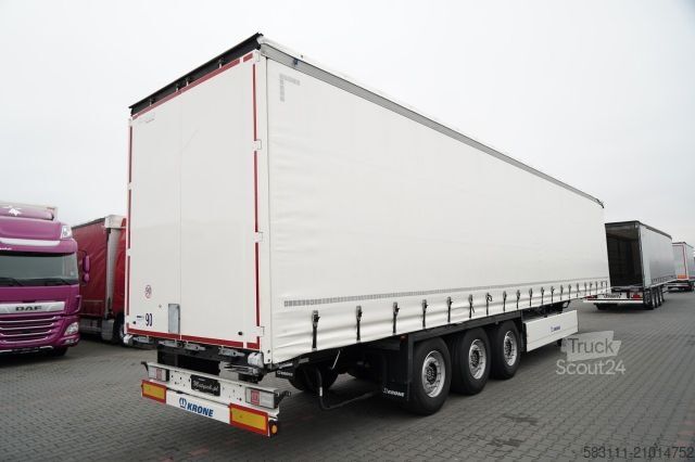 Otvorena poluprikolica sa ceradom KRONE FIRANKA / 2024 ROK / KOSZ NA PALETY / 2 OSIE POD