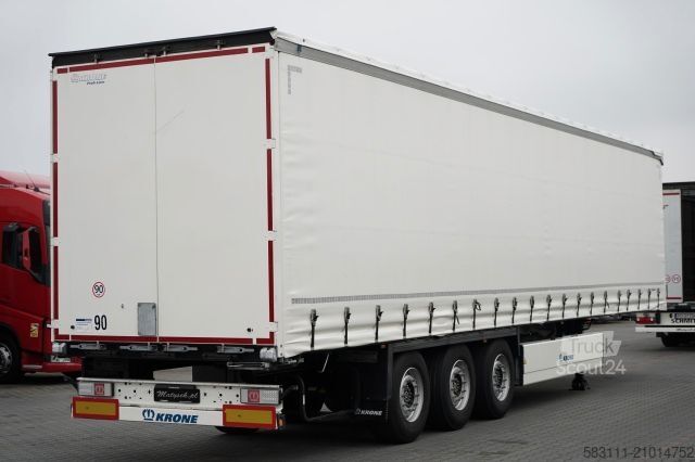 Otvorena poluprikolica sa ceradom KRONE FIRANKA / 2024 ROK / KOSZ NA PALETY / 2 OSIE POD