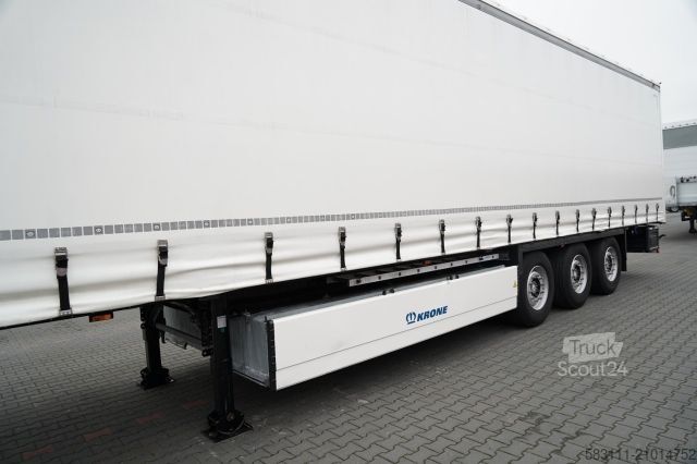 Otvorena poluprikolica sa ceradom KRONE FIRANKA / 2024 ROK / KOSZ NA PALETY / 2 OSIE POD