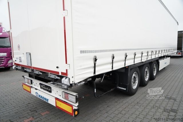 Otvorena poluprikolica sa ceradom KRONE FIRANKA / 2024 ROK / KOSZ NA PALETY / 2 OSIE POD