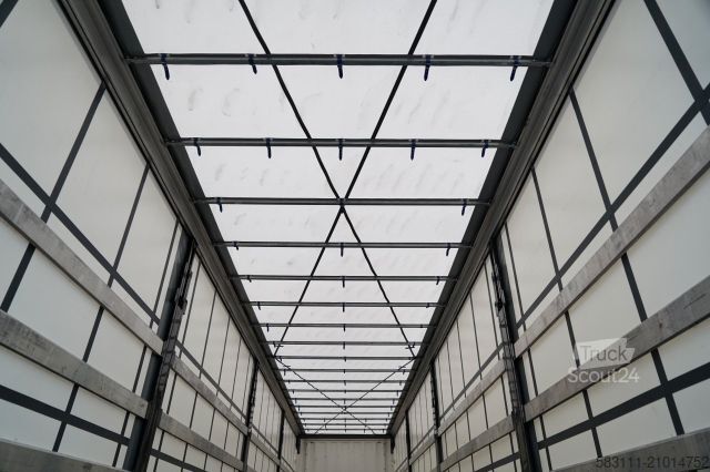 Otvorena poluprikolica sa ceradom KRONE FIRANKA / 2024 ROK / KOSZ NA PALETY / 2 OSIE POD