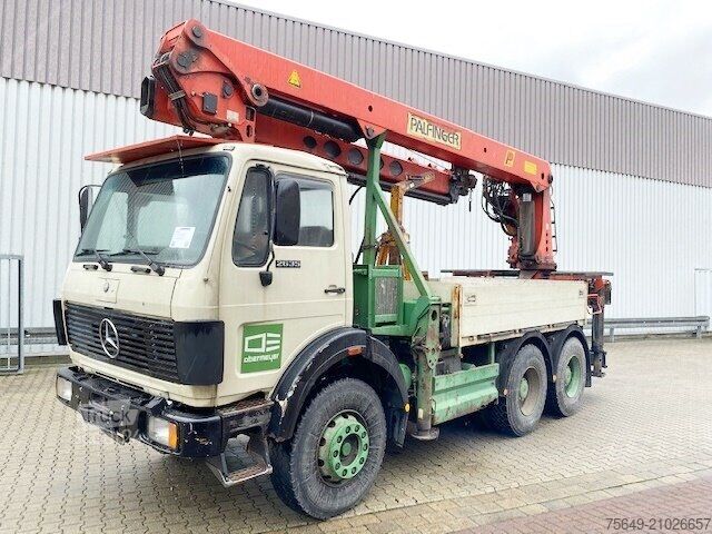 Grue montée sur camion Mercedes-Benz 2635 6x4 2635 6x4, V8, Heckkran Palfinger PK 28000, Funk, 28,5m-280kg