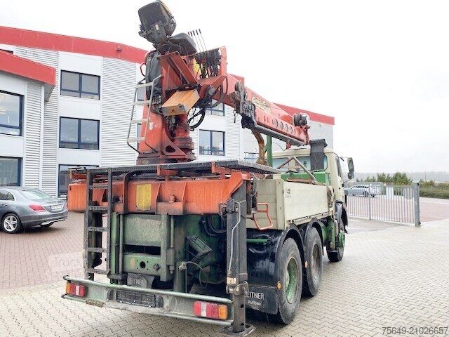 Grue montée sur camion Mercedes-Benz 2635 6x4 2635 6x4, V8, Heckkran Palfinger PK 28000, Funk, 28,5m-280kg