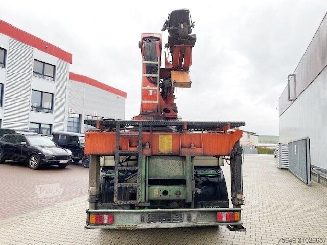 Grue montée sur camion Mercedes-Benz 2635 6x4 2635 6x4, V8, Heckkran Palfinger PK 28000, Funk, 28,5m-280kg
