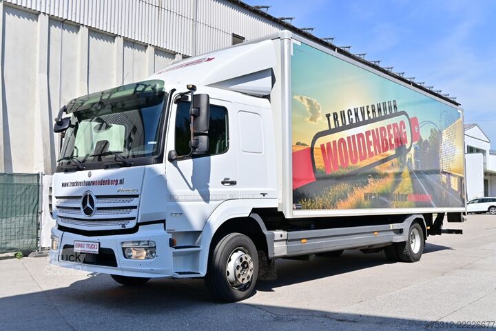 Camion frigorific Mercedes-Benz Atego 1221  E6 LBW Bett Schlafkabine 18 Paletten