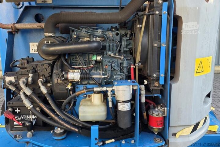 Articulated telescopic work platform Genie Z34/22 As-Is, Diesel, 4x4 Drive, 12.6m Working Hei