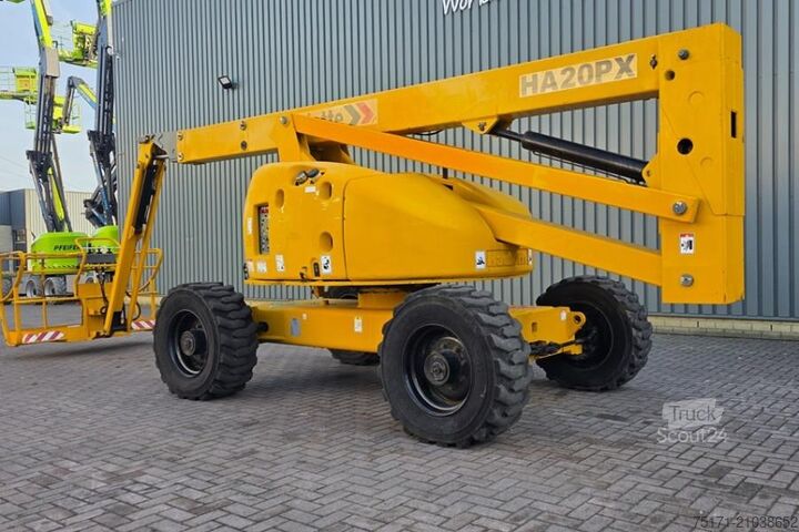 Scharnierende telescopische hoogwerker Haulotte HA20PX Diesel, 4x4x4 Drive, 20.7m Working Height,