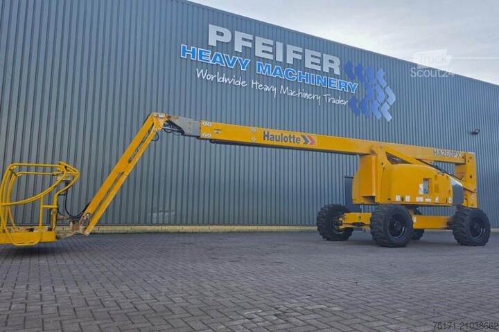 Scharnierende telescopische hoogwerker Haulotte HA260PX Diesel, 4x4x4 Drive, 25.6m Working Height,