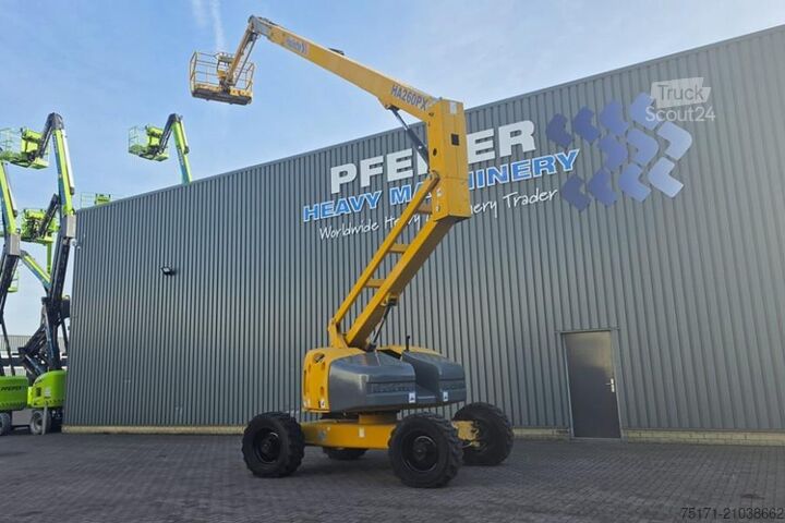 Scharnierende telescopische hoogwerker Haulotte HA260PX Diesel, 4x4x4 Drive, 25.6m Working Height,