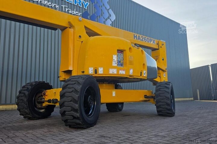Scharnierende telescopische hoogwerker Haulotte HA260PX Diesel, 4x4x4 Drive, 25.6m Working Height,