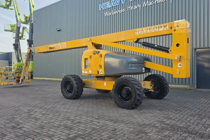 Scharnierende telescopische hoogwerker Haulotte HA260PX Diesel, 4x4x4 Drive, 25.6m Working Height,
