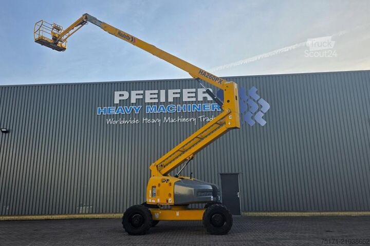 Scharnierende telescopische hoogwerker Haulotte HA260PX Diesel, 4x4x4 Drive, 25.6m Working Height,
