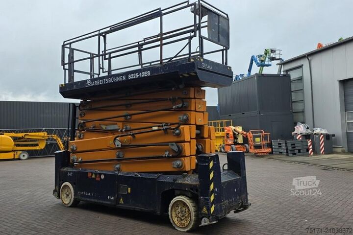 Pont élévateur à ciseaux PB Lifttechnik S225-12ES Electric, 22.5m Working Height, 450kg Ca