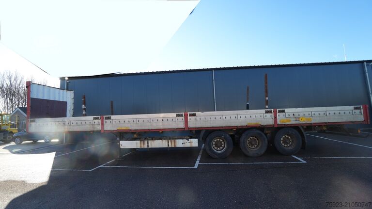 Plateau de chargement Krone 3 AXLE OPEN BOX TRAILER WITH ALU SIDE BOARDS