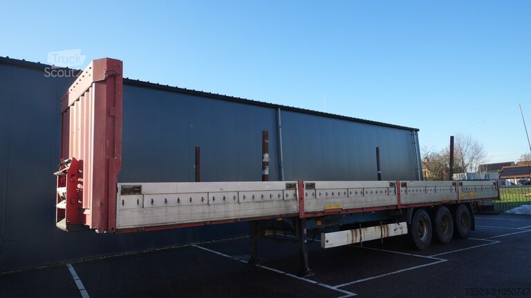 Plateau de chargement Krone 3 AXLE OPEN BOX TRAILER WITH ALU SIDE BOARDS