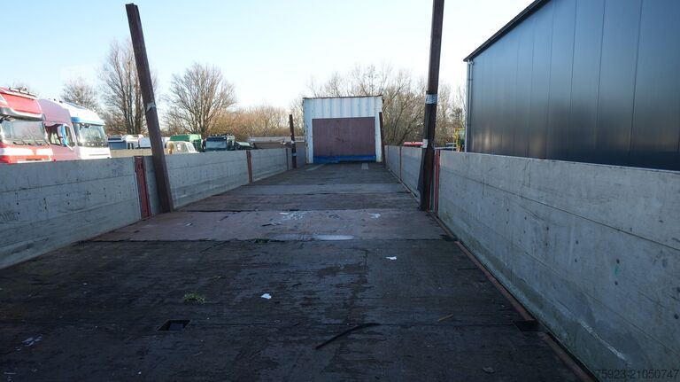 Plateau de chargement Krone 3 AXLE OPEN BOX TRAILER WITH ALU SIDE BOARDS