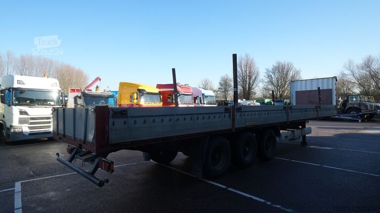 Plateau de chargement Krone 3 AXLE OPEN BOX TRAILER WITH ALU SIDE BOARDS