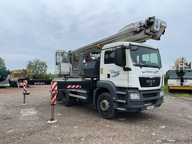 LKW-montierte Hubarbeitsbühne MAN TGS 26.320 6x2-2 BL with Oil Steel Eagle 3526 (35m)