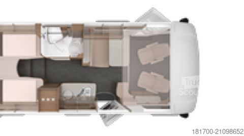 Ολοκληρωμένο αυτοκινούμενο τροχόσπιτο Knaus L!VE I 650 MEG *Markise*5-Pakete*Navi*4000kg*