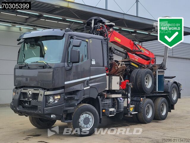 MTS standard Renault K 520 K 6X6 Palfinger S260L87 Holz Crane wood t...