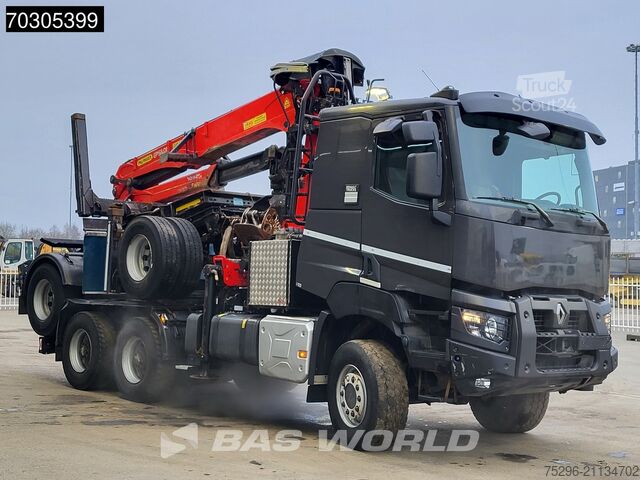 MTS standard Renault K 520 K 6X6 Palfinger S260L87 Holz Crane wood t...
