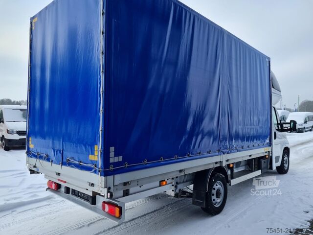 Curtain sider van Fiat Ducato 35 Pritsche Plane 180 Schlafkab. Klima