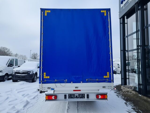 Curtain sider van Fiat Ducato 35 Pritsche Plane 180 Schlafkab. Klima