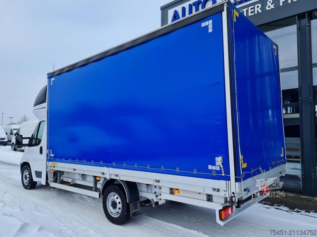 Curtain sider van Fiat Ducato 35 Pritsche Plane 180 Schlafkab. Klima