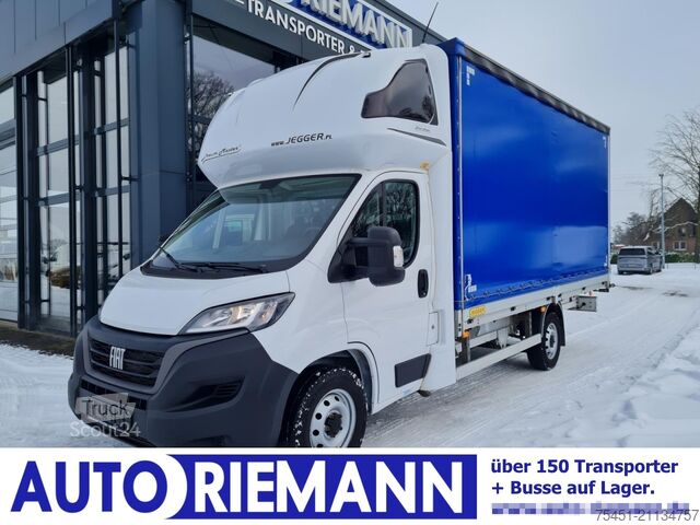 Curtain sider van Fiat Ducato 35 Pritsche Plane 180 Schlafkab. Klima