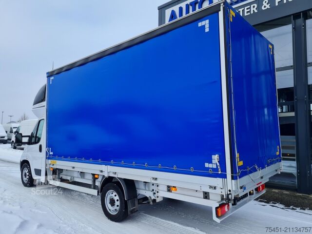 Curtain sider van Fiat Ducato 35 Pritsche Plane 180 Schlafkab. Klima