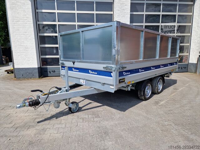 Damperli treyler trailershop riesig Debon PW 3.6 mit Bordwandaufsatz elektro