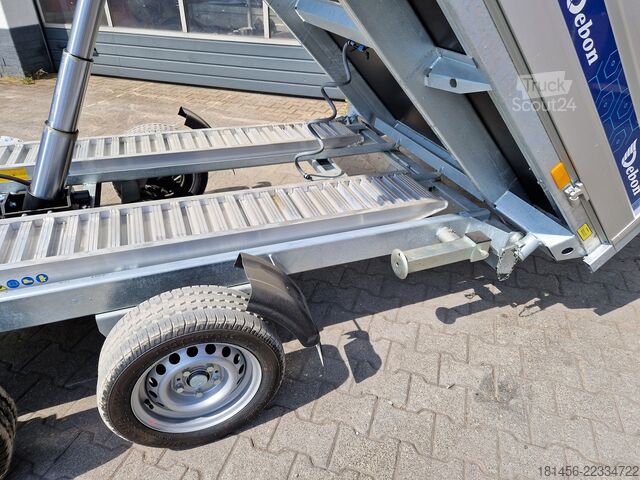 Damperli treyler trailershop riesig Debon PW 3.6 mit Bordwandaufsatz elektro