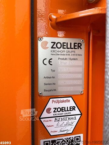 Vuilniswagen Mercedes-Benz Actros 2533 Euro 6 Zoeller 22m³