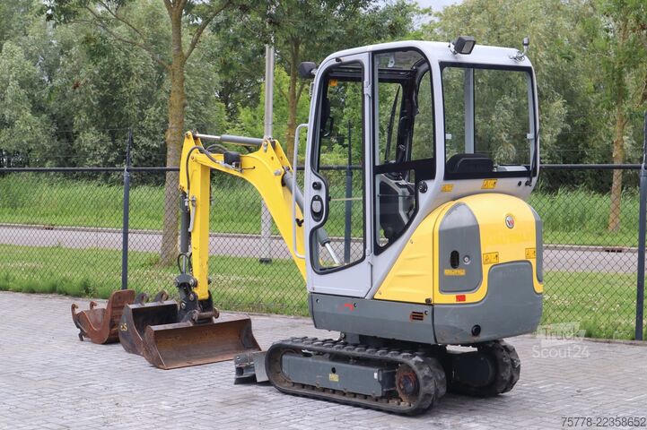 міні-екскаватор WACKER NEUSON ET16 | DUTCH LOW HOURS | 3 BUCKETS | HYDR. QC