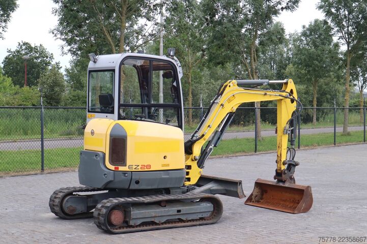 Minibagger WACKER NEUSON EZ28 | DUTCH MACHINE | 4 BUCKETS | LOW HOURS