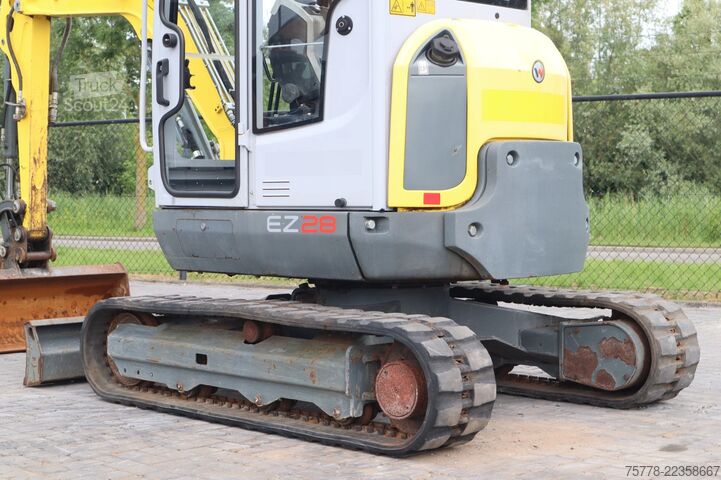 Minibagger WACKER NEUSON EZ28 | DUTCH MACHINE | 4 BUCKETS | LOW HOURS