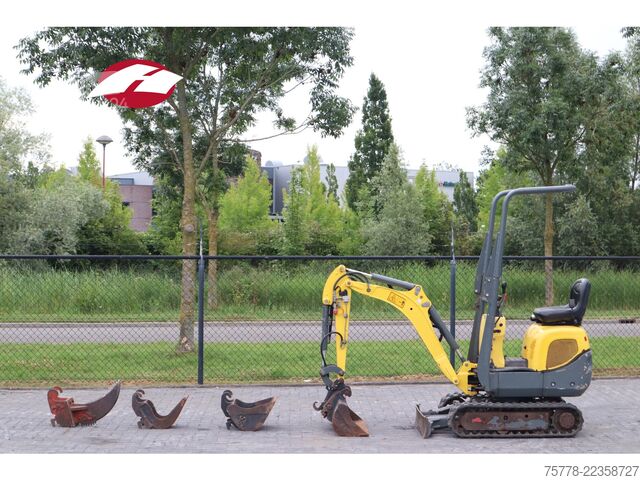 Miniescavatore WACKER NEUSON E08-01 | DUTCH | 3 BUCKETS | RIPPER