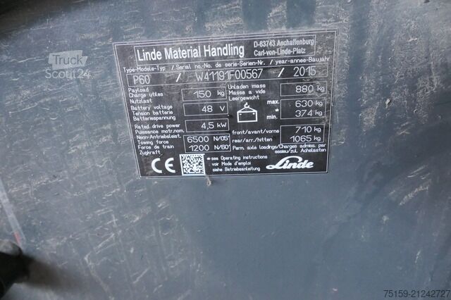 Drugo linde P 60 Z Schlepper Batterie 19/2019