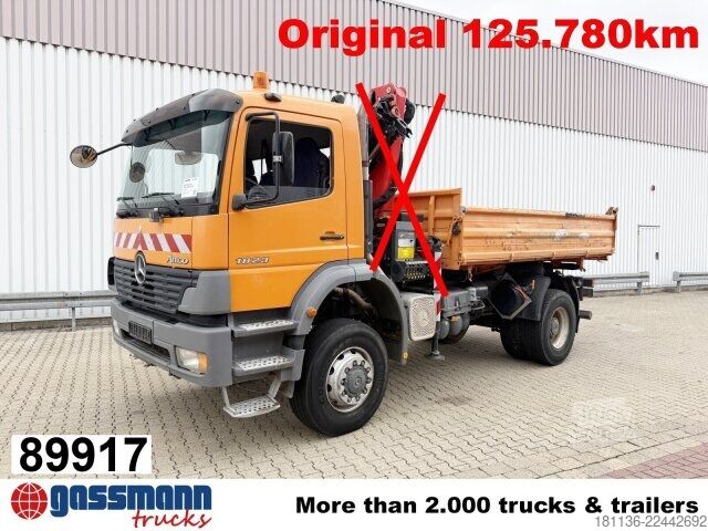 Savitvežis Mercedes-Benz Atego 1823 AK 4x4 mit Kran Palfinger PK12.501, Bj.
