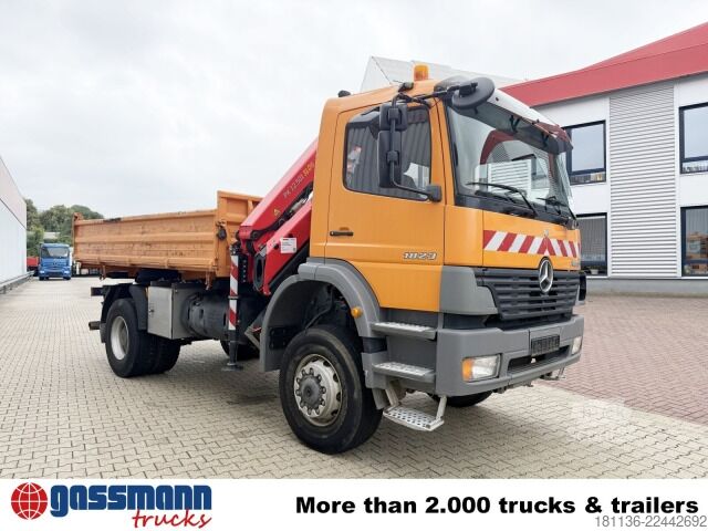 Wywrotka Mercedes-Benz Atego 1823 AK 4x4, Kran Palfinger PK12.501, Bj.
