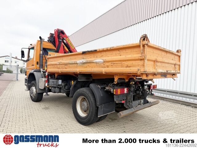 Wywrotka Mercedes-Benz Atego 1823 AK 4x4, Kran Palfinger PK12.501, Bj.