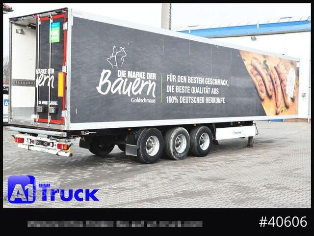 Dobozos félpótkocsi KRONE stark isolierter Koffer, Hecktür fehlt, Tinyhouse, Lager