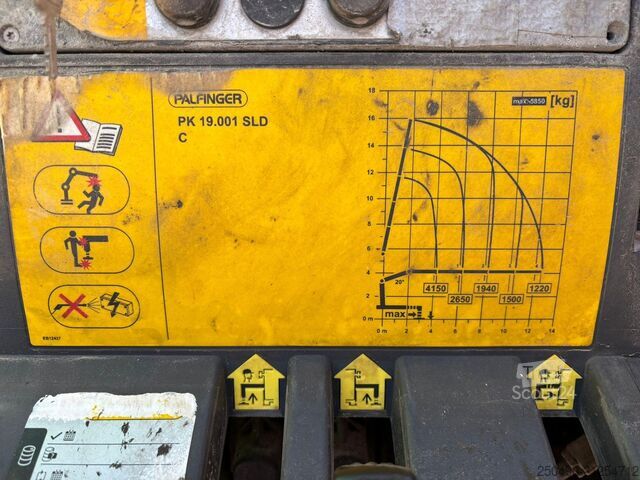 Kran Palfinger PK 19001 BOOM 12,5 m / 1220 kg