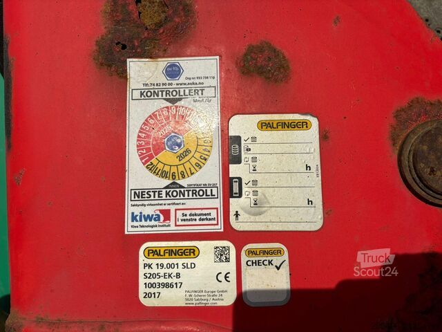 Kran Palfinger PK 19001 BOOM 12,5 m / 1220 kg