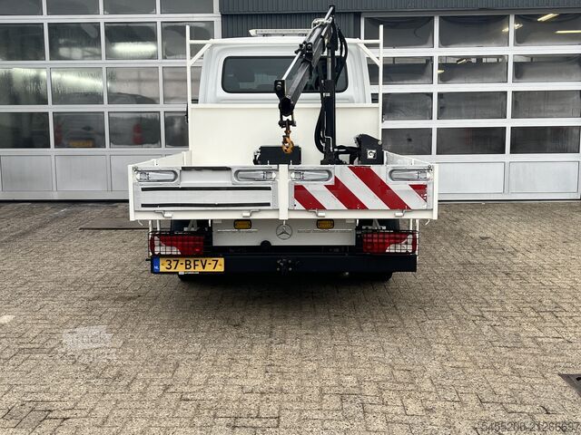 Plateau de chargement Mercedes-Benz Sprinter 513 CDI 130pk DC Laadkraan Hiab 017T A...