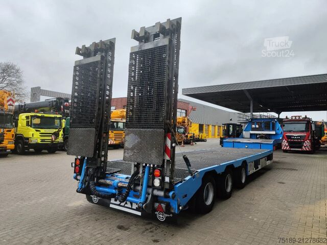 Góndola de cama semirrebajada Zanner STL 42 Bridge Ramps Winch Powersteering!