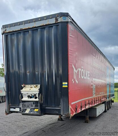 Semi-reboque aberto com lona KRONE SDP 27*Mega*BPW*LiftA*StaplerH