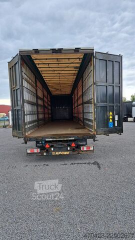 Semi-reboque aberto com lona KRONE SDP 27*Mega*BPW*LiftA*StaplerH